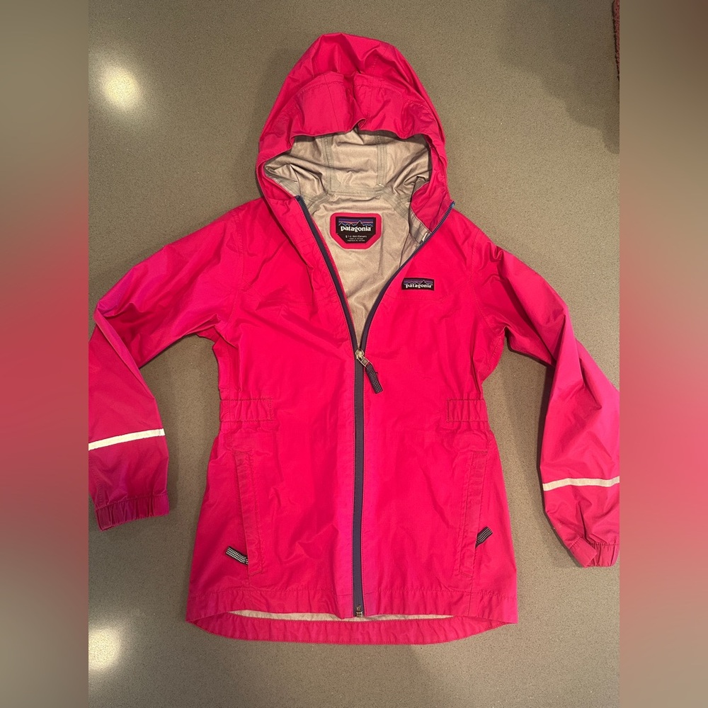 Patagonia Kids' Pink Rain Jacket